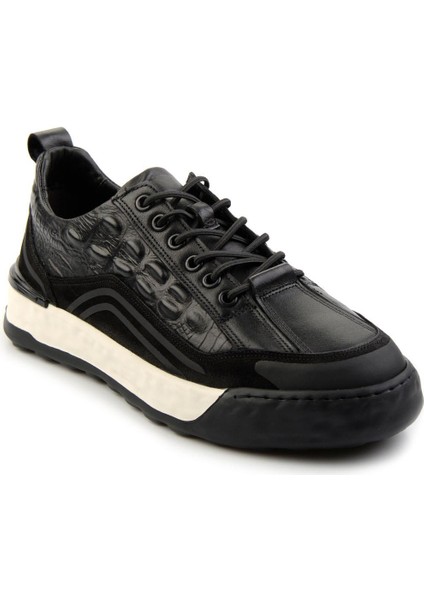 Siyah Leather Erkek Sneaker E01398300643 fiyatları