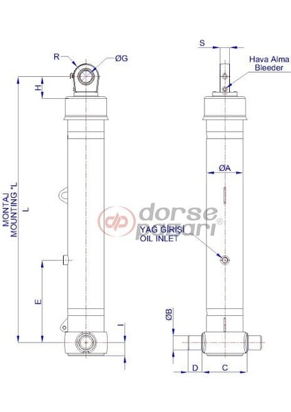 Damper Pistonu 175-5-5550 C Hidromas