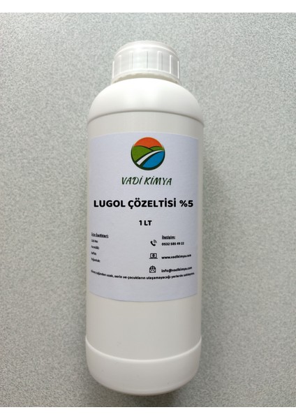 Lugol Çözeltisi %5 - 1 Lt