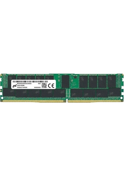 Mıcron 8gb 3200MHZ Ddr4 1rx8 Ecc Udımm Server Ram MTA9ASF1G72AZ-3G2E2ZI