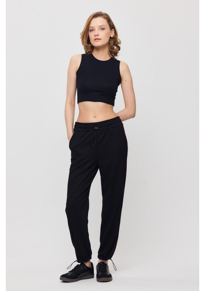 2009 Ara Biye Detay Eşofman Siyah-Bordo