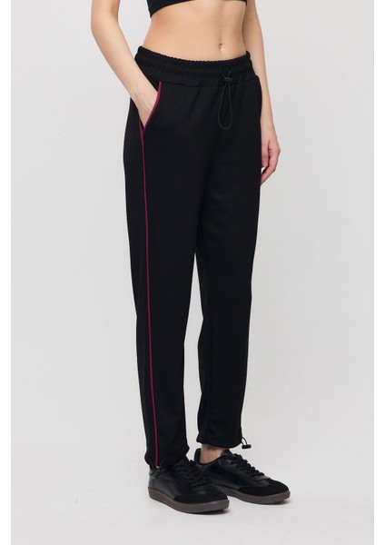 2009 Ara Biye Detay Eşofman Siyah-Bordo modelleri