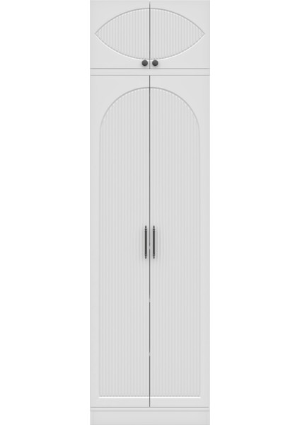Ücretsiz Montaj Guneystore Mdf Oslo 2 Kapaklı Yüklüklü Gardırop