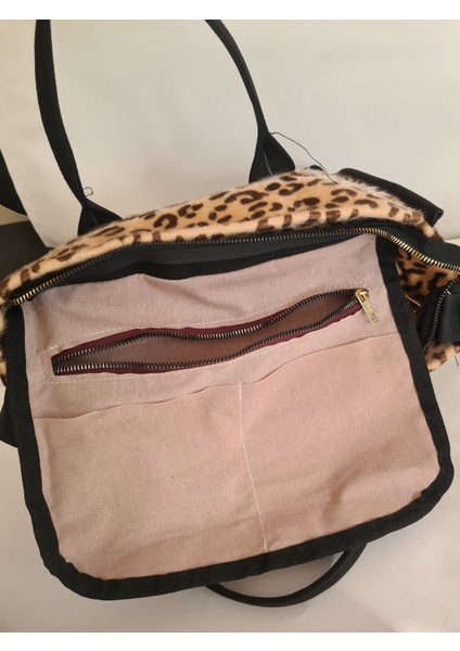 Leopar Desenli Kadın El Kol ve Omuz Çantası fırsatları