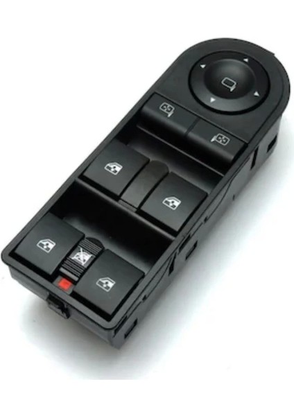 Cam Açma Düğmesi Komple Sol 4LÜ – 6240447 Wisco - Opel Astra H Zafira B 04 ve Sonrası uyumlu