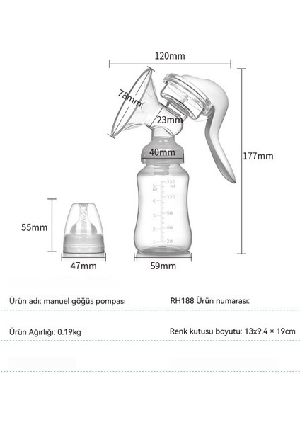 Manuel Süt Pompası Büyük Emme Gücü Annelik Ürünleri Sağım Makinesi Laktasyonu Teşvik (Yurt Dışından) modelleri
