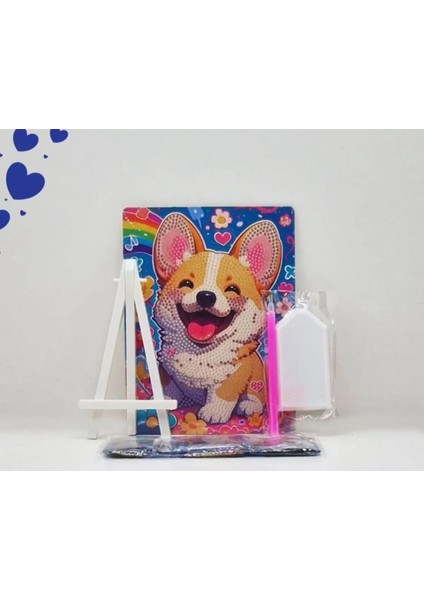 Dıy 5d Elmas Taş Işleme Kiti Tablo 15X20 Gülen Köpek fiyatları