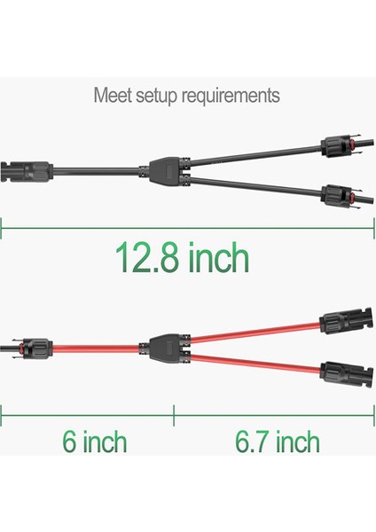 Güneş Y Şube Kablo Konnektörleri, Güneş Paneli Için Çift Güneş Kablosu Paralel Adaptörü, Kablo Tel Fiş Aracı Kiti (Yurt Dışından) fiyatları