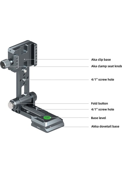 Kamera L-Tutucu Arca Hızlı Çıkarma Plakası Dikey Film Montajı W 1/4 Inç Soğuk Ayakkabı Slr Dslr Kamera Braketi Için (Yurt Dışından)