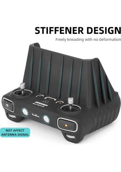 Sunnylıfe Djı Rc Pro Akıllı Kontrol Cihazı Için Yüksek Parlaklıklı Ekran Başlığı Cam Film Kontrol Cihazı Silikon Kılıf Seti Aksesuarları, Gri (Yurt Dışından) indirimleri
