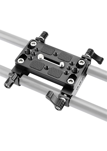 Kamera Montaj Plakası Pro Dslr Omuz Montaj Destek Takımı Tripod Montaj Plakası Lens Destekli 15MM Çubuklar (B) (Yurt Dışından) modelleri