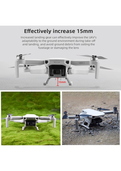 Iniş Takımı Djı Mavic Mini/mini 2/mini Se Hızlı Bırakma Yüksekliği Genişletilmiş Bacak Koruyucu Ayak Uzantıları Aksesuarları (Yurt Dışından) modelleri