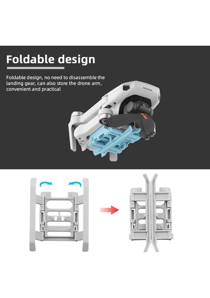 Iniş Takımı Djı Mavic Mini/mini 2/mini Se Hızlı Bırakma Yüksekliği Genişletilmiş Bacak Koruyucu Ayak Uzantıları Aksesuarları (Yurt Dışından) indirimleri