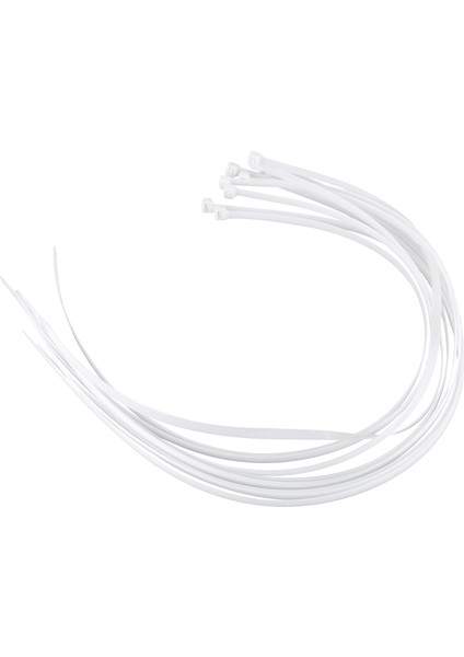 10X Ekstra Uzun 76CM Kablo Bağları Beyaz Fermuarlı Sarar (Yurt Dışından)