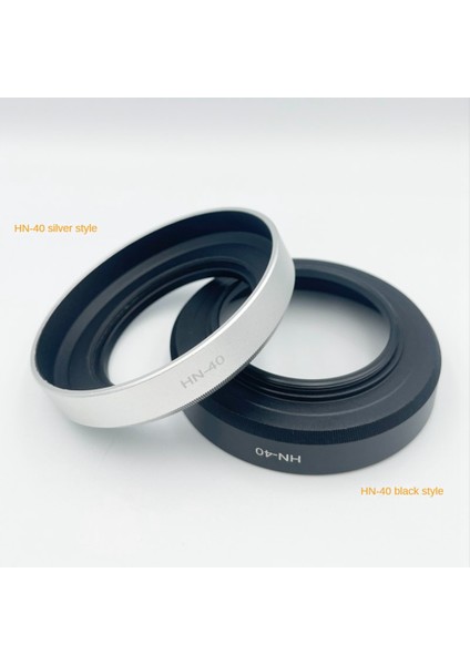 Hn-40 Lens Hood 46MM Metal Süngü Dağı Lens Hood Kapağı Nikon Z Dx 16-50MM F3.5-6.3 Vr Kamera Lens Siyah (Yurt Dışından)
