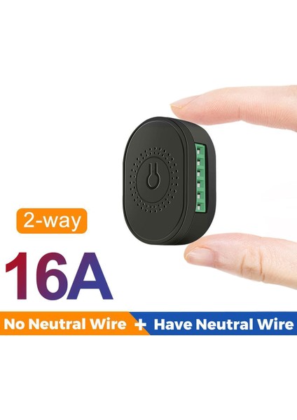 Mini Çift Kontrol Tuya Akıllı Anahtar Zigbee 3.0 16A Sıfır Yangın Rölesi In1 Güç Wıfı Tek Yangın 2 Dıy Kesici Anahtarı-A (Yurt Dışından) fiyatları