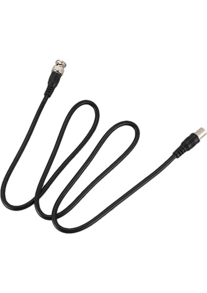 Bnc Erkek - Dişi Fiş Uzatma Koaksiyel Hat Kablosu 3.3ft Uzun Siyah (Yurt Dışından)