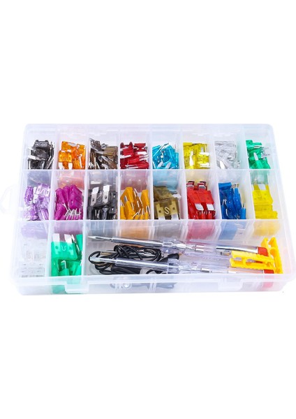 310 Adet Araba Sigortaları Çeşitler Kiti, Standart/mini/düşük Mini Blade Otomotiv Sigorta Sigorta Test Cihazı ve Çektirme ile (Yurt Dışından)