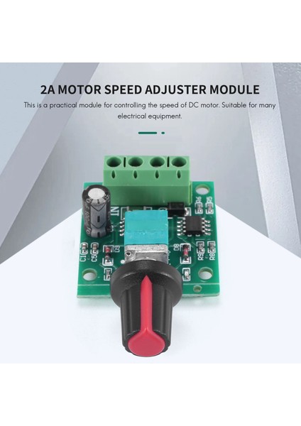 Alçak Gerilim Dc Pwm Motor Hız Kontrol Modülü 1.8V 3V-5V-6V 12V 2A (Yurt Dışından)