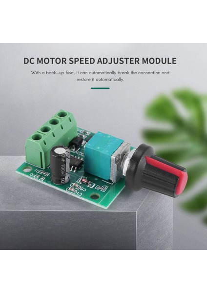 Alçak Gerilim Dc Pwm Motor Hız Kontrol Modülü 1.8V 3V-5V-6V 12V 2A (Yurt Dışından)