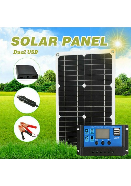 Karavan Tekne Rv Için 50A Denetleyicili 180W Güneş Paneli Kiti 12V Pil Şarj Cihazı (Yurt Dışından) fiyatları