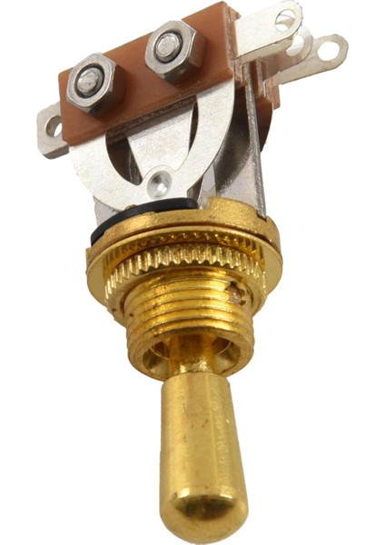 Altın Elektro Gitar 3 Yollu Geçiş Anahtarı Pikap Seçici Anahtarı Pirinç Ucu Topuzu ile (Yurt Dışından) fırsatları