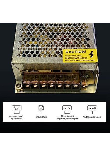 12V 15A 180W Güç Kaynağı Trafosu, Trafo Adaptörü, Anahtarlama Güç Kaynağı, Gerilim Dönüştürücü (Yurt Dışından)