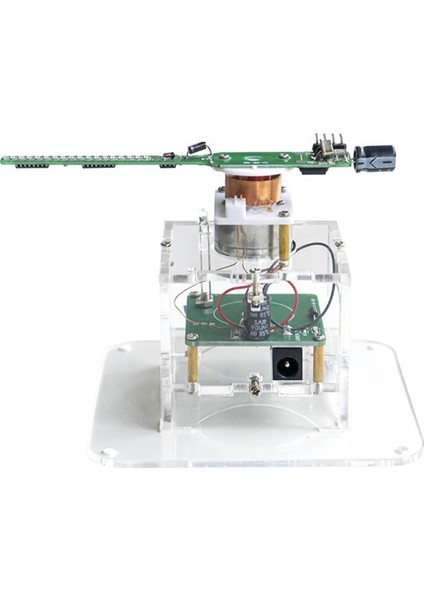 Düz Dönme LED Nokta Matris Ekran Dıy Kiti 51 Tek Çipli Mikrobilgisayar Kaynak Dıy Parçaları, Indirici Yok (Yurt Dışından) fiyatları
