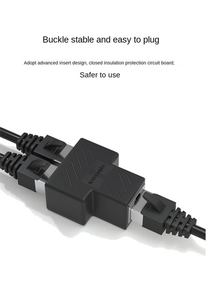 5 Adet 1 Ila 2 Yollu Lan Ethernet Ağ Kablo Ayırıcı Adaptörü RJ45 Dişi Ayırıcı Soketli Konnektör Adaptörü Dizüstü Bilgisayar Için (Yurt Dışından)