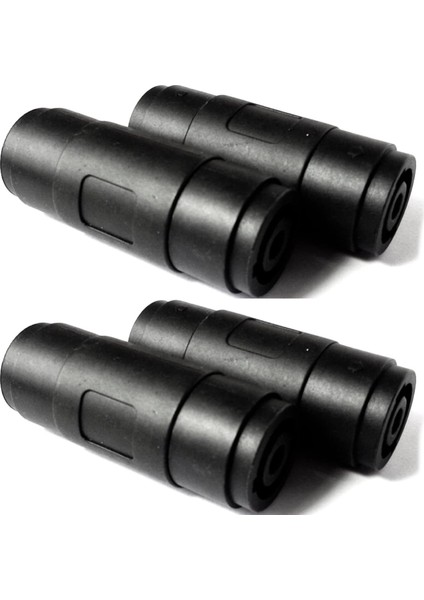 4pin Hoparlör/amp Speakon Dişi - Dişi Fiş Jakı Düz ​​bağlantı Kablosu Konektörü (4 Paket) (Yurt Dışından)