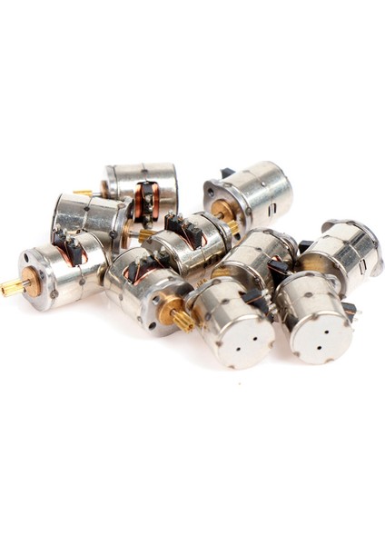 10 Adet/paket Mini 2 Fazlı 4 Telli Step Motor Minyatür Step Dişli Küçük Küçük Mini Motor Oyuncak Motor Dıy (Yurt Dışından)