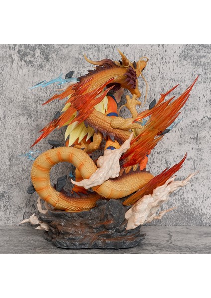 Dragon Ball Dragon Fist Baba ve Oğul Figürü Model Süs Heykeli Hediyesi (Yurt Dışından) modelleri