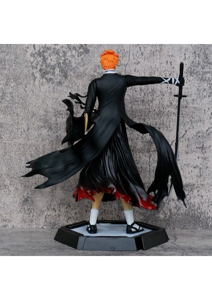 Shinigami Kurosaki Ichigo Hollow Maske Çift Kafa Heykel El Figürü Model Düzenleme Hediye (Yurt Dışından)