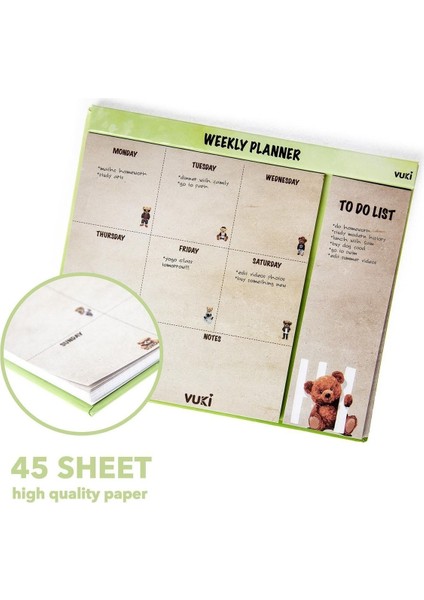 Haftalık Planlayıcı Defter