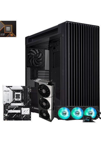 Proart Ryzen 9 9950X3D RTX5090 Oc 2tb M.2 96GB Ddr5 Dos