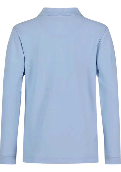 Erkek Çocuk Uzun Kol Pamuklu Polo Yaka T-Shirt Günlük ve Okul Uniforma Okul T-Shirt fiyatları