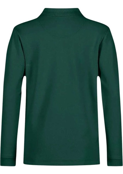 Erkek Çocuk Uzun Kol Pamuklu Polo Yaka T-Shirt Günlük ve Okul Uniforma Okul T-Shirt fiyatları