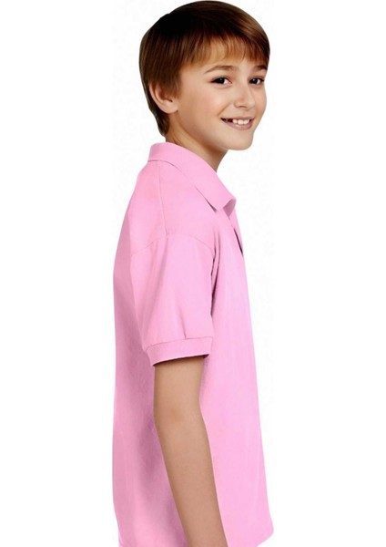 Erkek Çocuk Pamuklu Polo Yaka T-Shirt Günlük ve Okul Uniforma Okul T-Shirt fiyatları