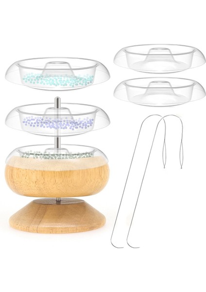 Boncuk Döndürücü 5 Parça Hızlı Değiştirilebilir Tepsili Tohum Boncuk Seti (Yurt Dışından)