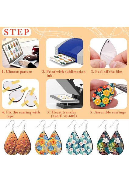 180 Adet Sublimasyon Küpe Boşluğu (Yurt Dışından) fiyatları