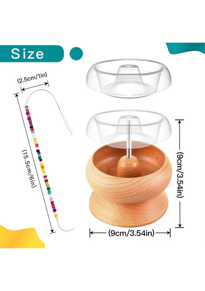 Boncuk Döndürücü 5 Parça Hızlı Değiştirilebilir Tepsili Tohum Boncuk Seti (Yurt Dışından) fiyatları