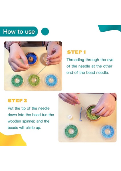 Boncuk Döndürücü 5 Parça Hızlı Değiştirilebilir Tepsili Tohum Boncuk Seti (Yurt Dışından) modelleri