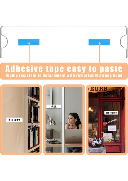 Akrilik Isim Plakası Tutucu Premium 2x8 Inç (Yurt Dışından) fırsatları