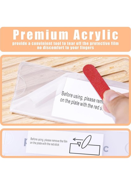 Akrilik Isim Plakası Tutucu Premium 2x8 Inç (Yurt Dışından) indirimleri