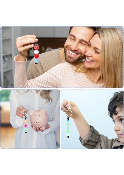 50 Adet Boş Boncuklu Anahtarlık Çubukları El Sanatları Ürünleri Için (Yurt Dışından) indirimleri