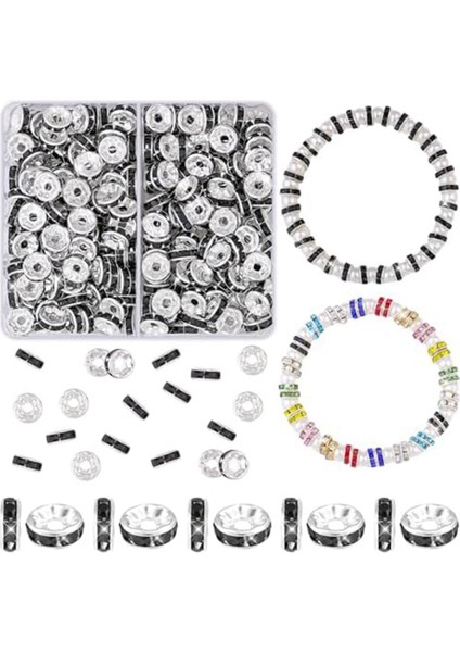 720 Adet 8mm Ara Boncuk 12 Renk Rondelle Ara Boncuk Kutusu (Yurt Dışından) fiyatları