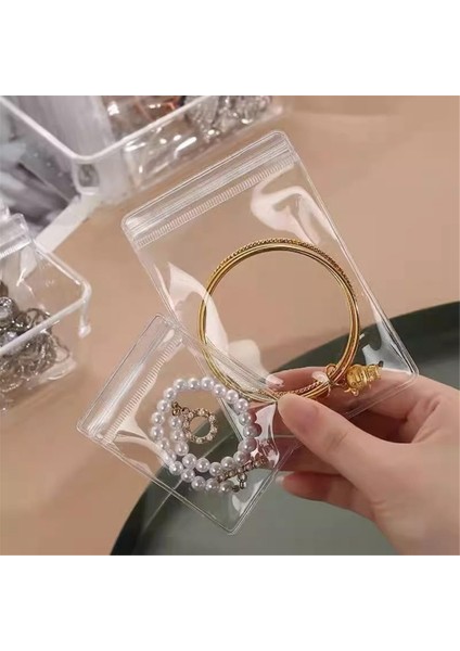 3 Boyutlu Şeffaf Mücevher Düzenleyici Çantalar Kararmaya Karşı Mücevherleri Koruyun (Yurt Dışından) modelleri