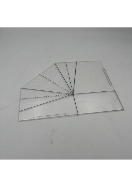 Dikiş Cetveli Zemin Matı El Çantası Cetveli 10 Inç (Yurt Dışından) indirimleri