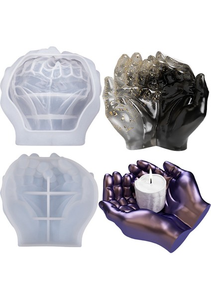 El Şekli Çimento Saksı Kalıbı El Saklama Kabı Silikon Kalıp (Yurt Dışından) indirimleri