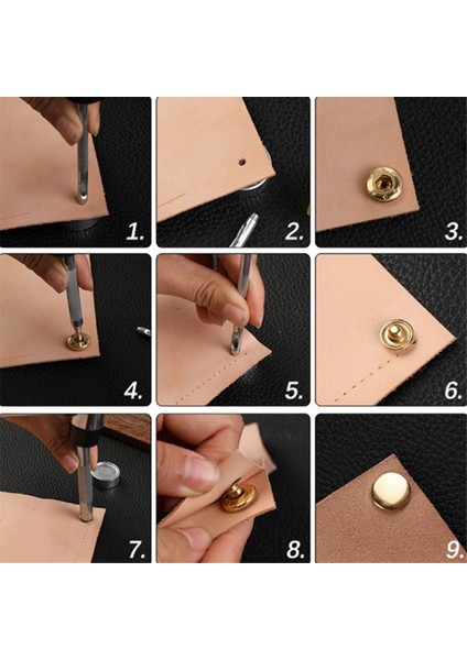 Metal Çıtçıt Düğmeler Dikiş Aksesuarları Giysiler Için Çıtçıt Düğmeler A (Yurt Dışından) fırsatları